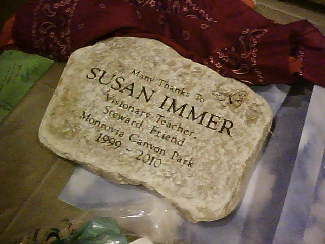 Thank you Susan for all that you did.