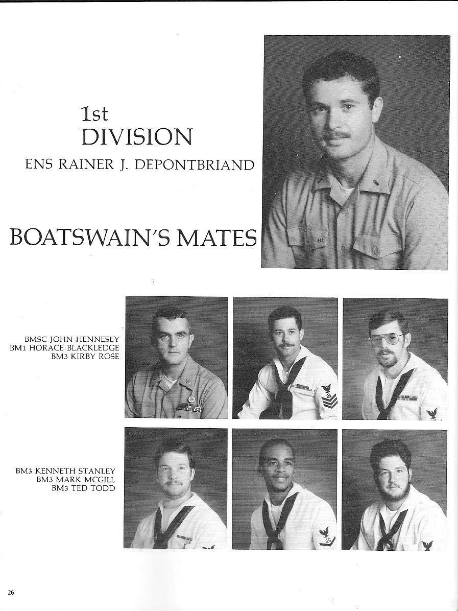 1st Div. - Boatswains Mates