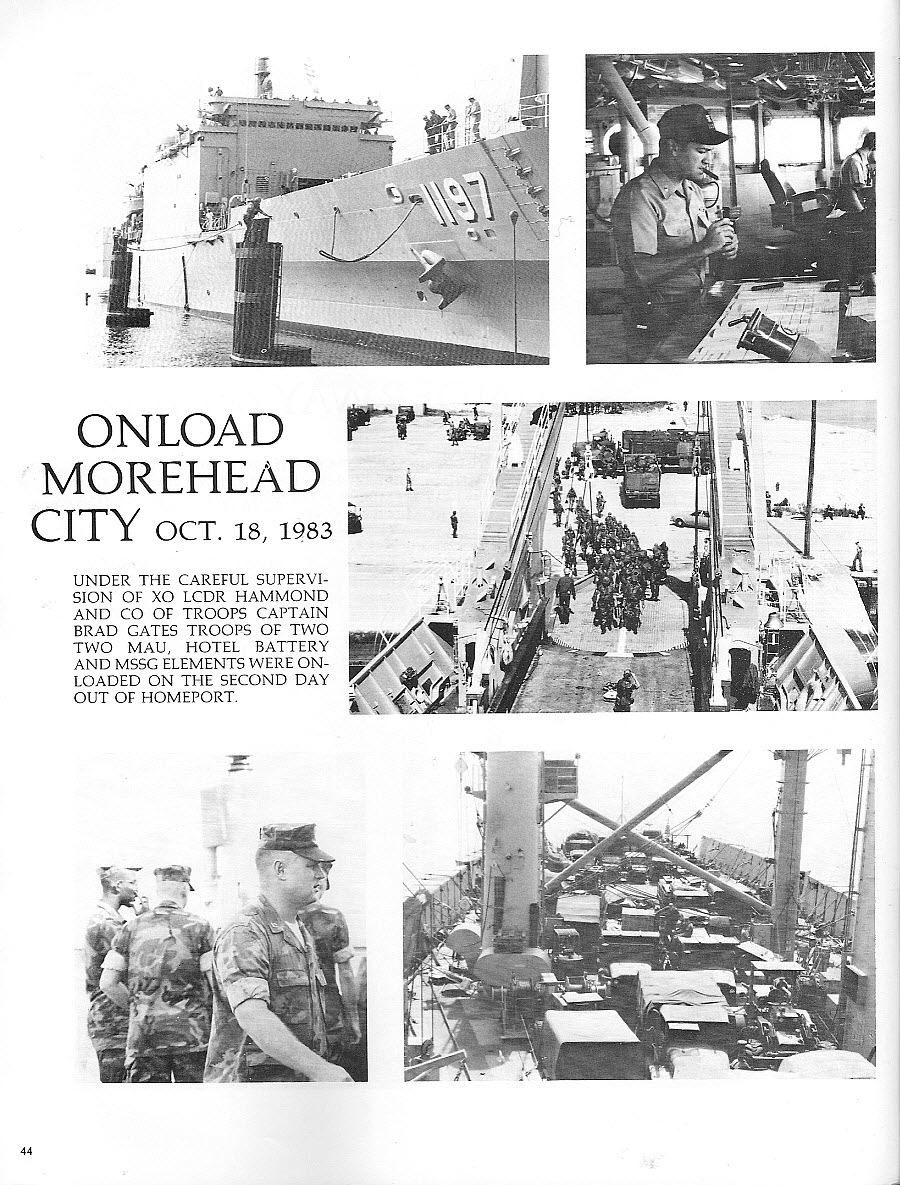 USMC Onload, Morehead City